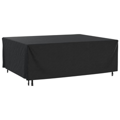 Garden Furniture Covers - 2 Pieces | Black | Waterproof 420D Oxford Fabric | 200x160x70 cm | Protects Against UV, Rain, Dust & Wind