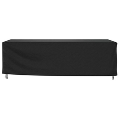 2 Pack Waterproof Garden Furniture Covers - Black, 300x140x90 cm, Heavy-Duty 420D Oxford, UV Resistant