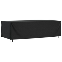 2 Pack Waterproof Garden Furniture Covers - Black, 300x140x90 cm, Heavy-Duty 420D Oxford, UV Resistant