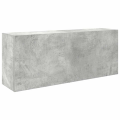 Bathroom Wall Cabinet Concrete Grey | 100x25x40 cm | Engineered Wood Storage Solution for Modern Homes