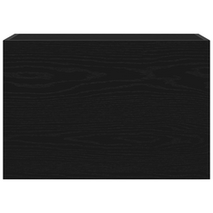 Black Bathroom Wall Cabinet - 60x25x40 cm | Engineered Wood Storage Solution