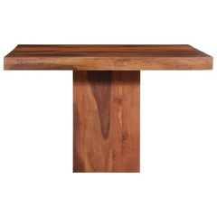 Solid Wood Acacia Dining Table - 120x120x77 cm | Durable & Stylish Kitchen Furniture